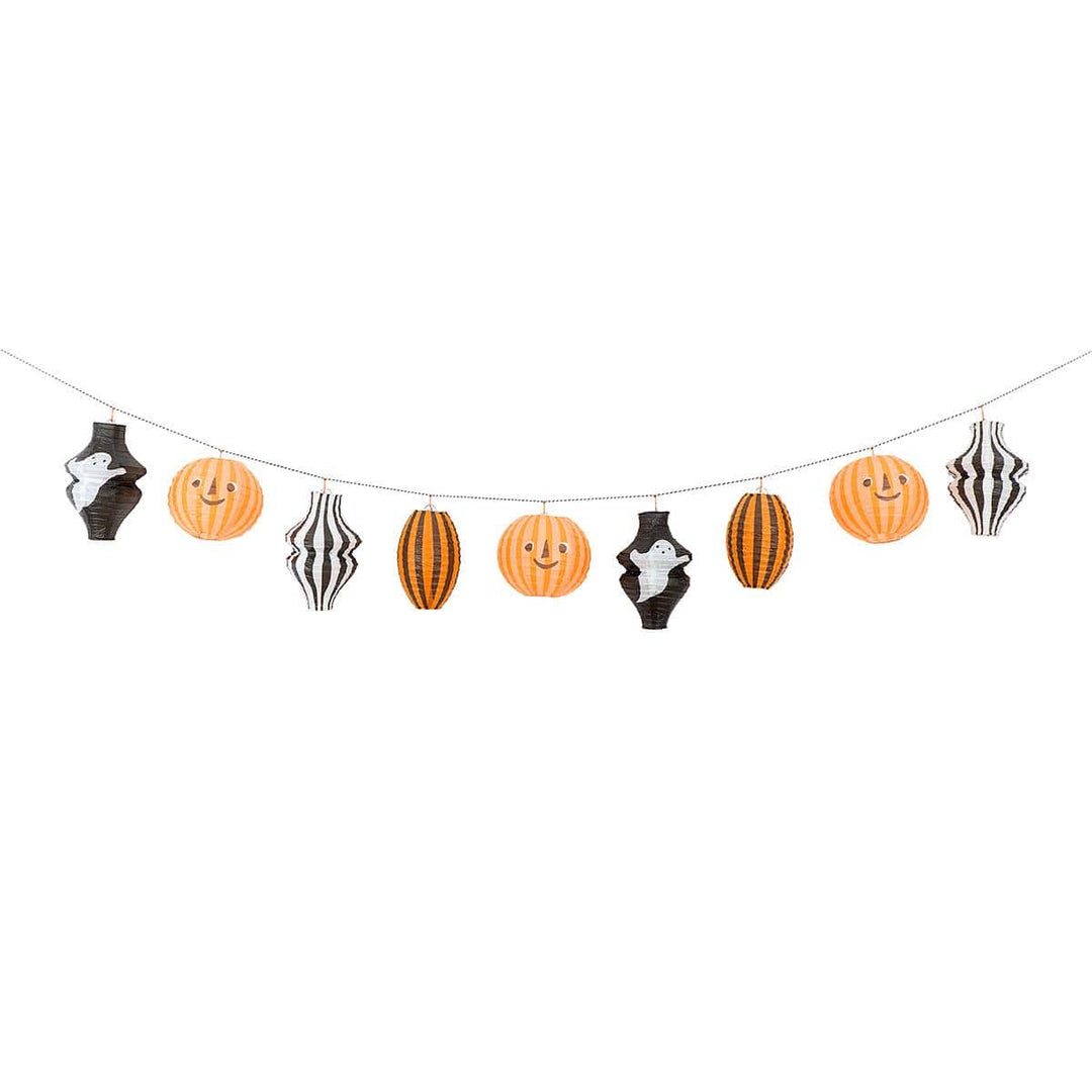 Halloween Lantern Party Garland - Meri Meri Halloween Decorations Bunting Halloween Lantern Party Garland