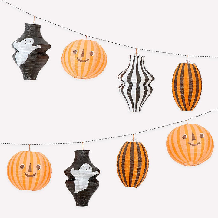 Halloween Lantern Party Garland - Meri Meri Halloween Decorations Bunting Halloween Lantern Party Garland