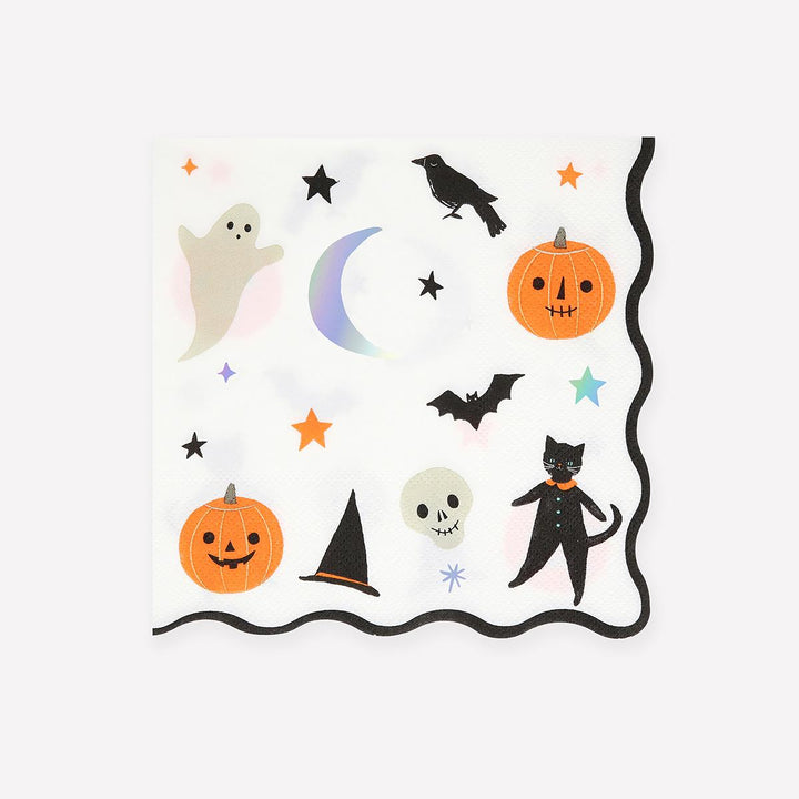 Halloween Large Party Napkins x 16 | Meri Meri Halloween Table party napkins Halloween Large Party Napkins x 16