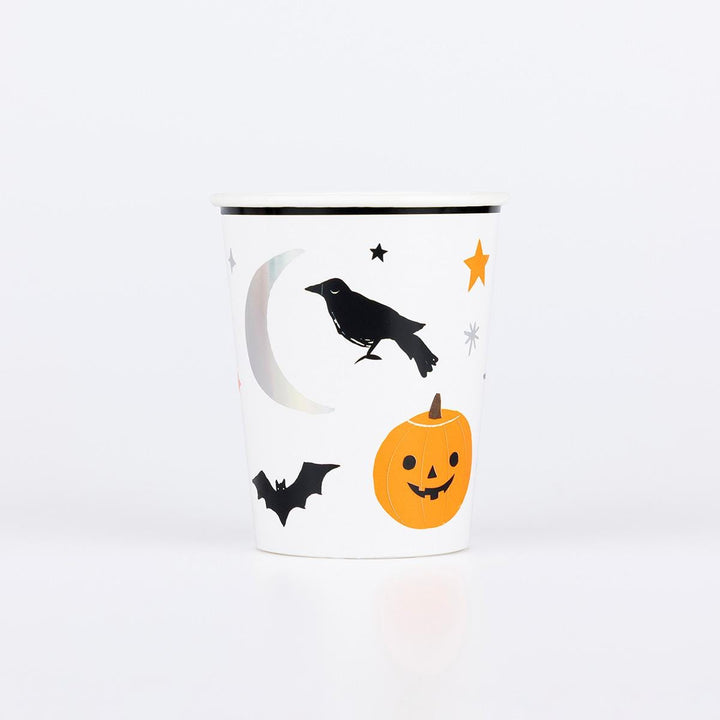 Halloween Party Cups x 8 | Meri Meri Halloween Table party cups Halloween Party Cups x 8
