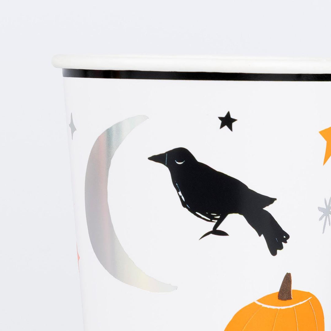 Halloween Party Cups x 8 | Meri Meri Halloween Table party cups Halloween Party Cups x 8