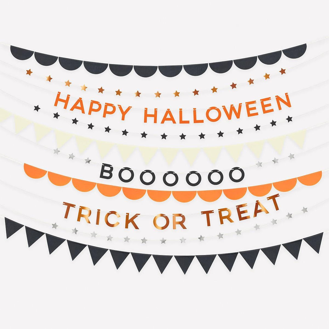 Halloween Party Garland Set | Meri Meri Halloween Decorations Bunting Halloween Party Garland Set