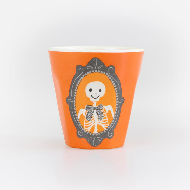 Halloween Portrait Reusable Party Cups x 4 | Meri Meri party cups Halloween Portrait Reusable Party Cups x 4
