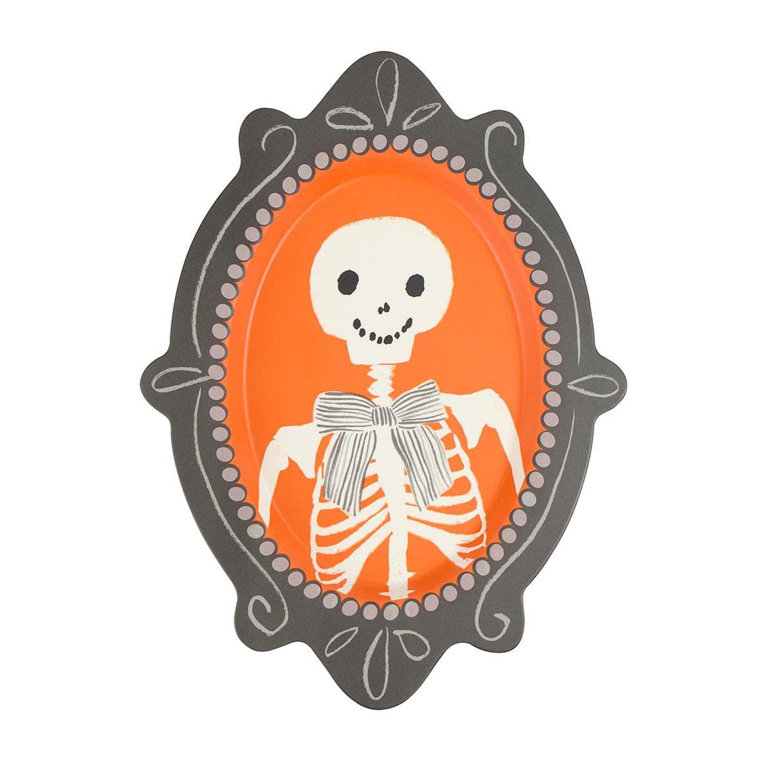 Halloween Portrait Reusable Party Plates x 4 - Meri Meri Party UK party plates Halloween Portrait Reusable Party Plates x 4