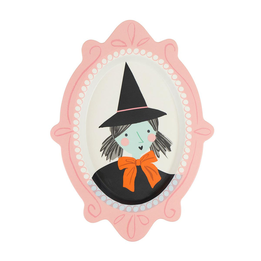 Halloween Portrait Reusable Party Plates x 4 - Meri Meri Party UK party plates Halloween Portrait Reusable Party Plates x 4