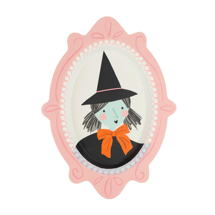 Halloween Portrait Reusable Party Plates x 4 - Meri Meri Party UK party plates Halloween Portrait Reusable Party Plates x 4