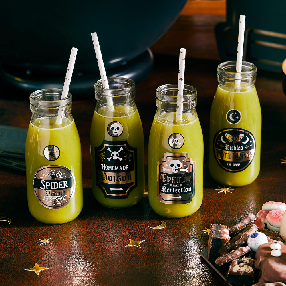 Halloween Potion Sticker Labels | Halloween Party Supplies UK Party Decorations Halloween Potion Sticker Labels