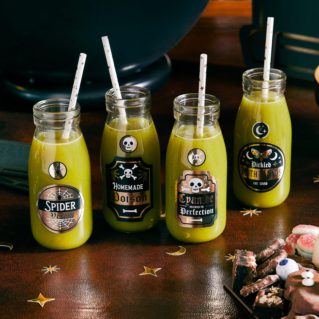 Halloween Potion Sticker Labels | Halloween Party Supplies UK Party Decorations Halloween Potion Sticker Labels