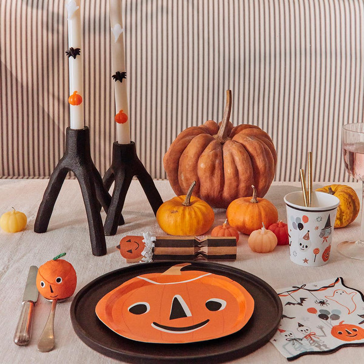 Halloween Shaped Party Plates x 8 | Meri Meri Halloween Table party plates Halloween Shaped Party Plates x 8