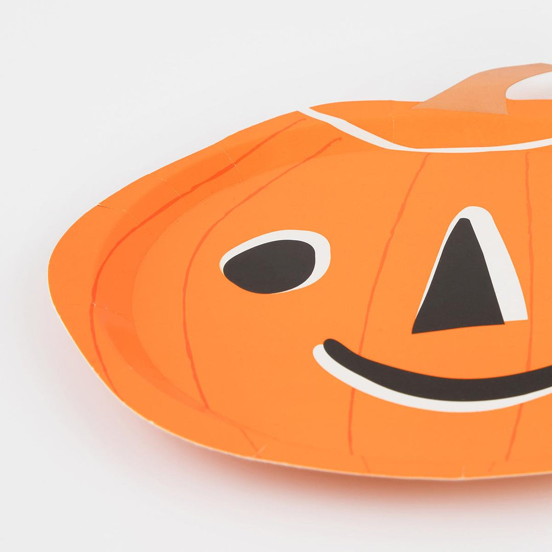 Halloween Shaped Party Plates x 8 | Meri Meri Halloween Table party plates Halloween Shaped Party Plates x 8