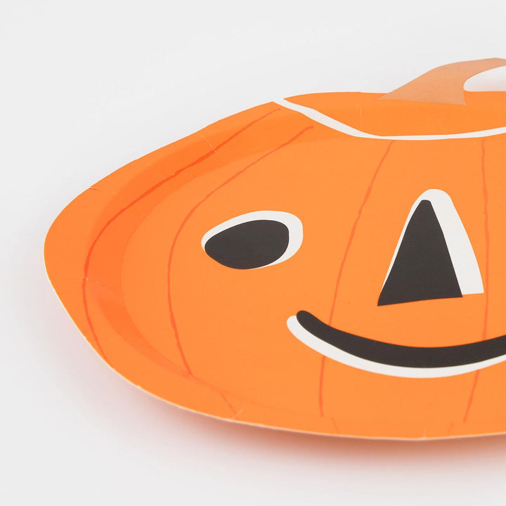 Halloween Shaped Party Plates x 8 | Meri Meri Halloween Table party plates Halloween Shaped Party Plates x 8