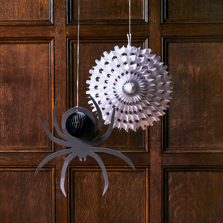 Halloween Spider Web &amp; Spider Honeycomb Decorations Party Decorations Halloween Spider Web &amp; Spider Honeycomb Decorations