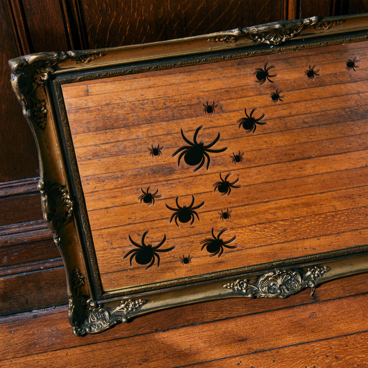 Halloween Spider Window Clings x 3 | Halloween Party Supplies UK Party Decorations Halloween Spider Window Clings x 3