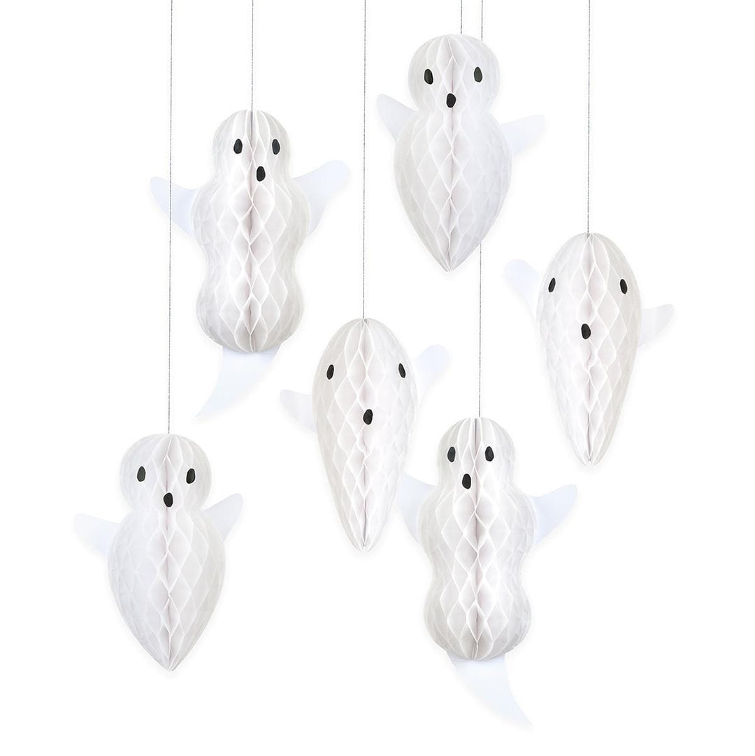 Hanging Ghost Party Decorations x 6 | Meri Meri | Little Big Party Party Decorations Hanging Ghost Party Decorations x 6
