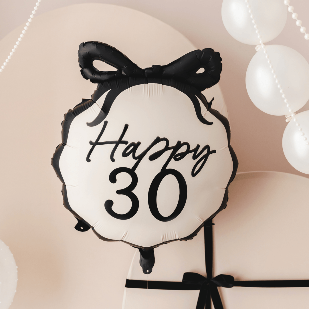 1Set Black And Gold 30th Happy Birthday Banner Flag With Golden Ribbon 1Set Black And Gold 30th Happy Birthday Banner Flag With Golden Ribbon