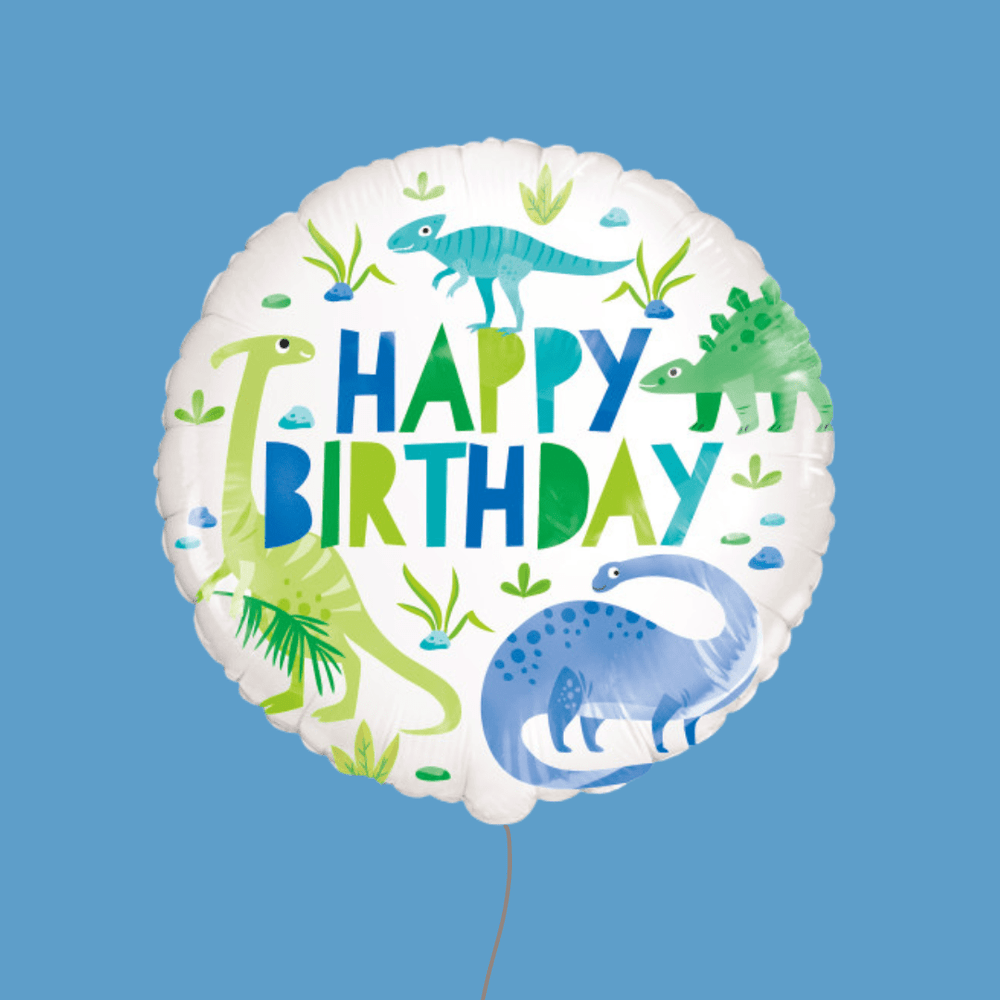Happy Birthday Dinosaur 18 inch Foil Balloon Balloons Happy Birthday Dinosaur 18inch Foil Balloon