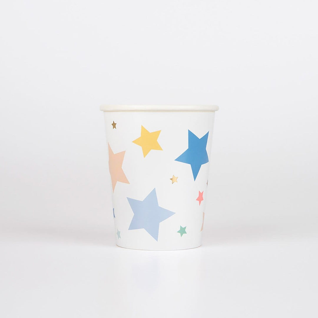 Happy Birthday Stars Cups x8 | Meri Meri | Little Big Party Cups Happy Birthday Stars Cups x8