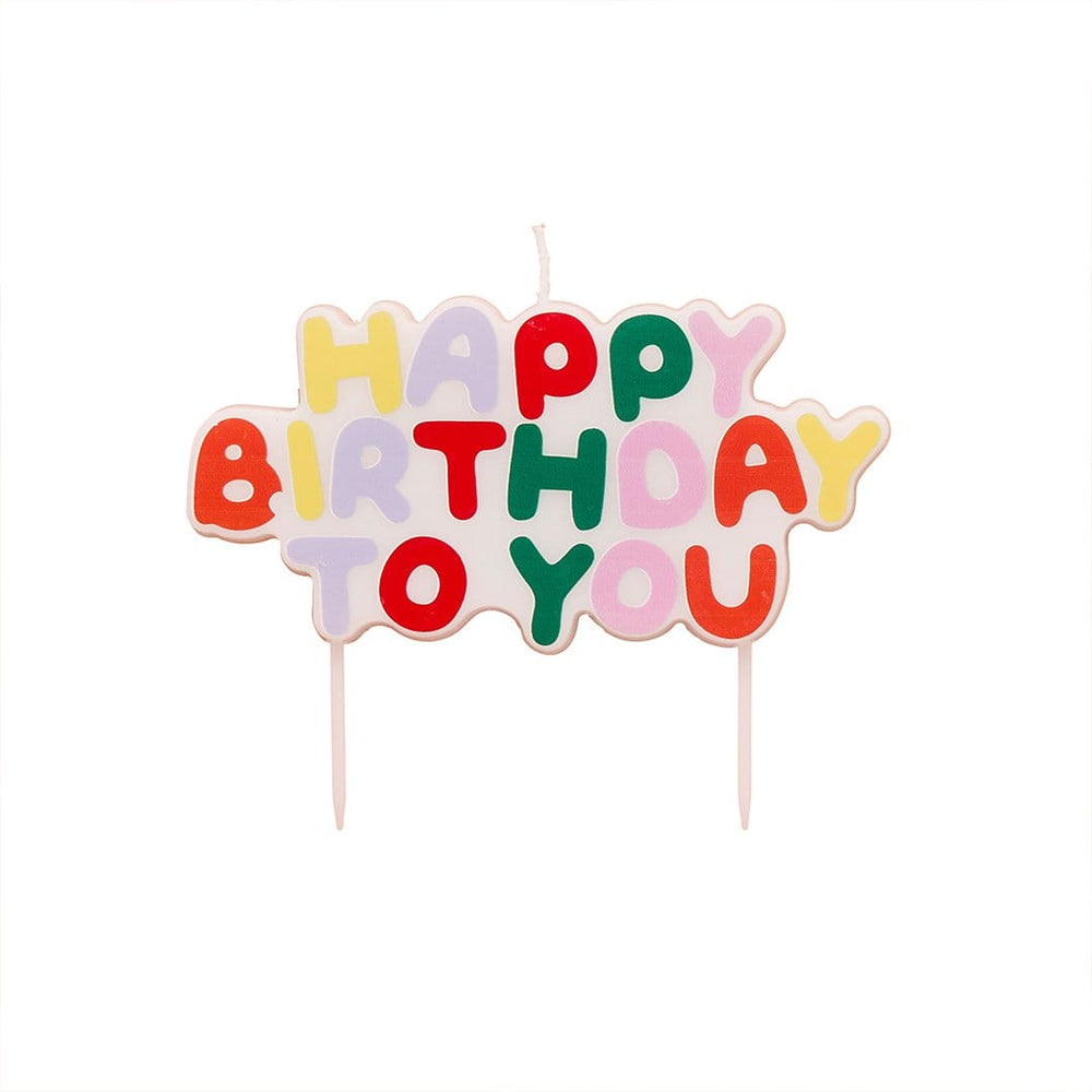 Happy Birthday to You Cake Candle Rainbow - Birthday Cake Candles Birthday Candles Colourful Happy Birthday to You Cake Candle