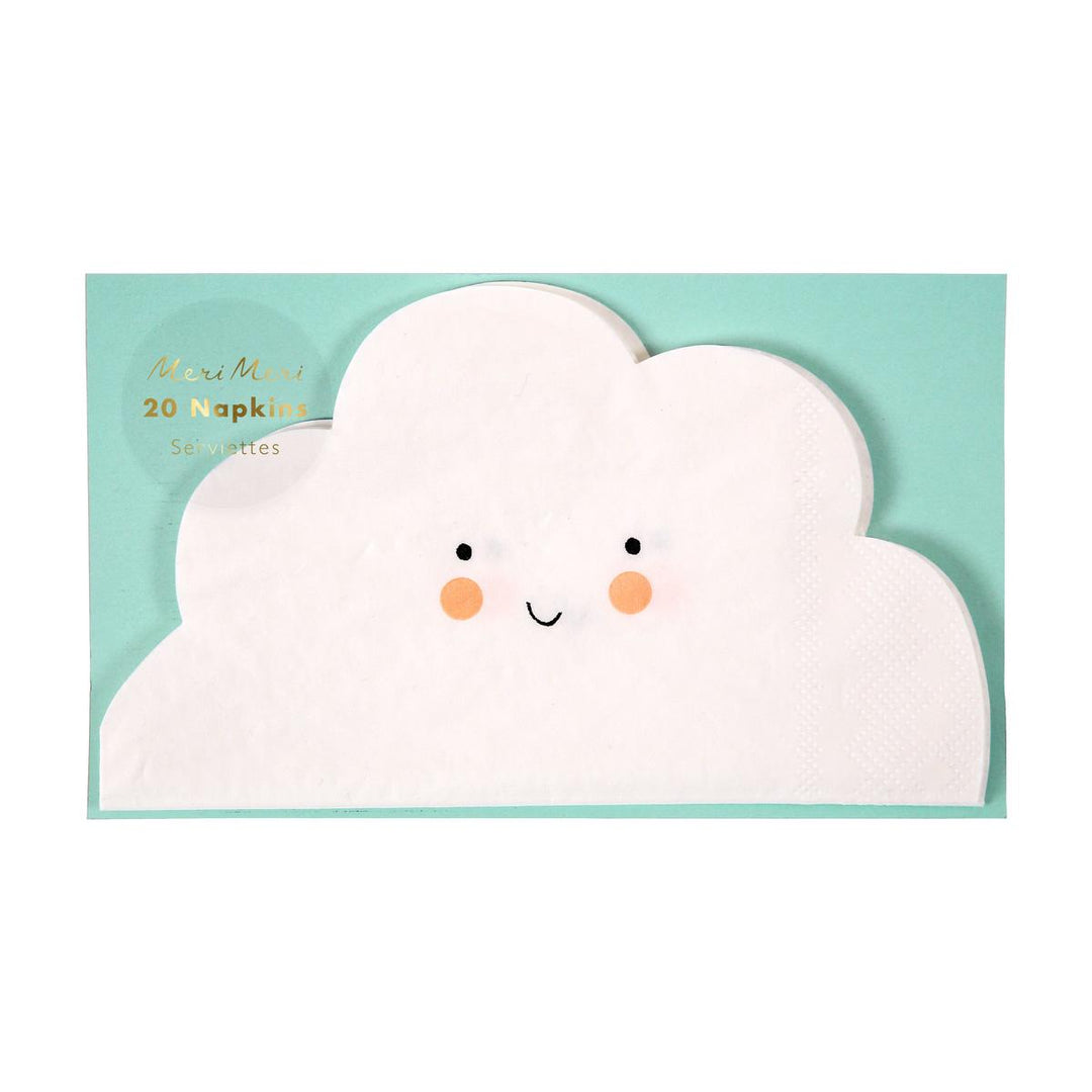 Happy Cloud Party Napkins x 20 | Meri Meri party napkins Happy Cloud Party Napkins x 20