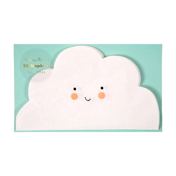 Happy Cloud Party Napkins x 20 | Meri Meri party napkins Happy Cloud Party Napkins x 20