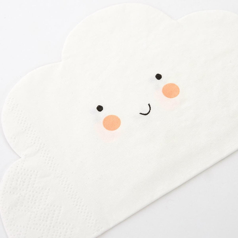 Happy Cloud Party Napkins x 20 | Meri Meri party napkins Happy Cloud Party Napkins x 20