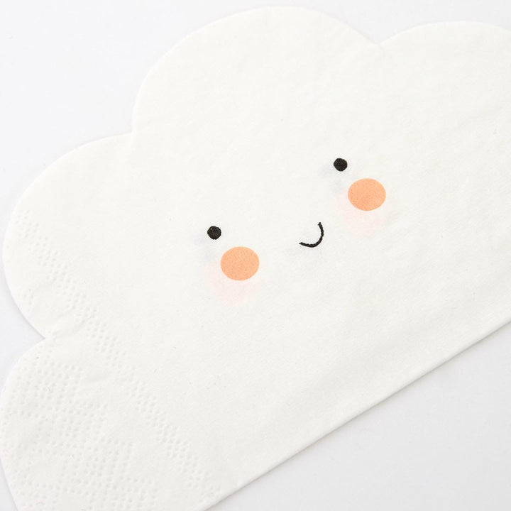Happy Cloud Party Napkins x 20 | Meri Meri party napkins Happy Cloud Party Napkins x 20