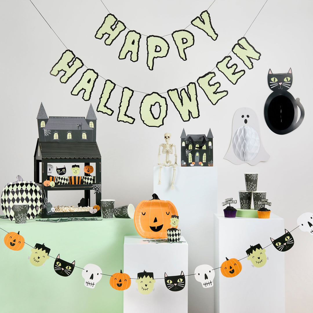 Happy Halloween Glow In the Dark Banner - 2m Bunting Happy Halloween Glow In the Dark Banner - 2m