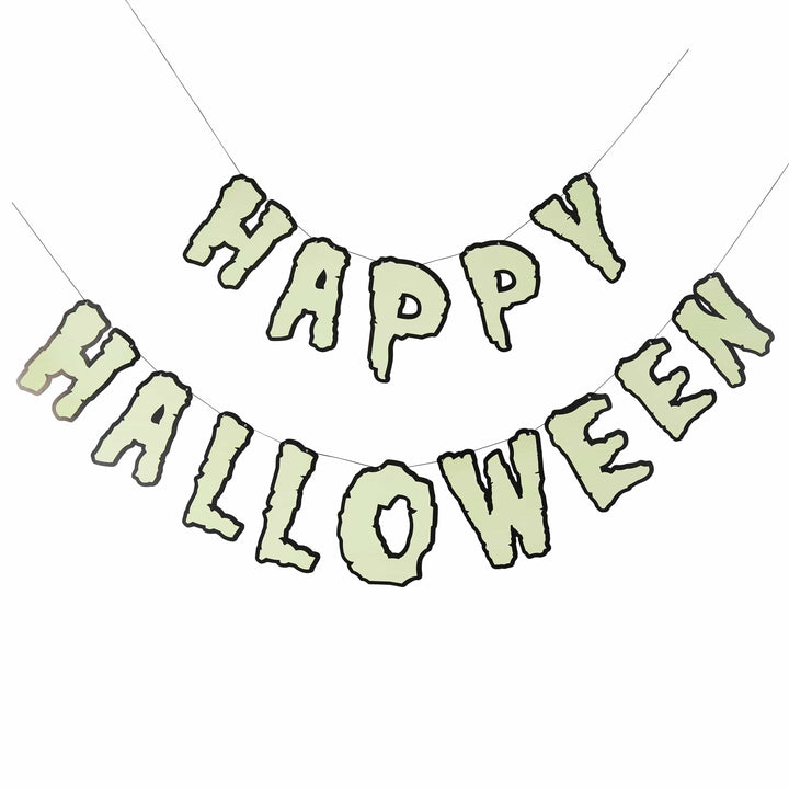 Happy Halloween Glow In the Dark Banner - 2m Bunting Happy Halloween Glow In the Dark Banner - 2m