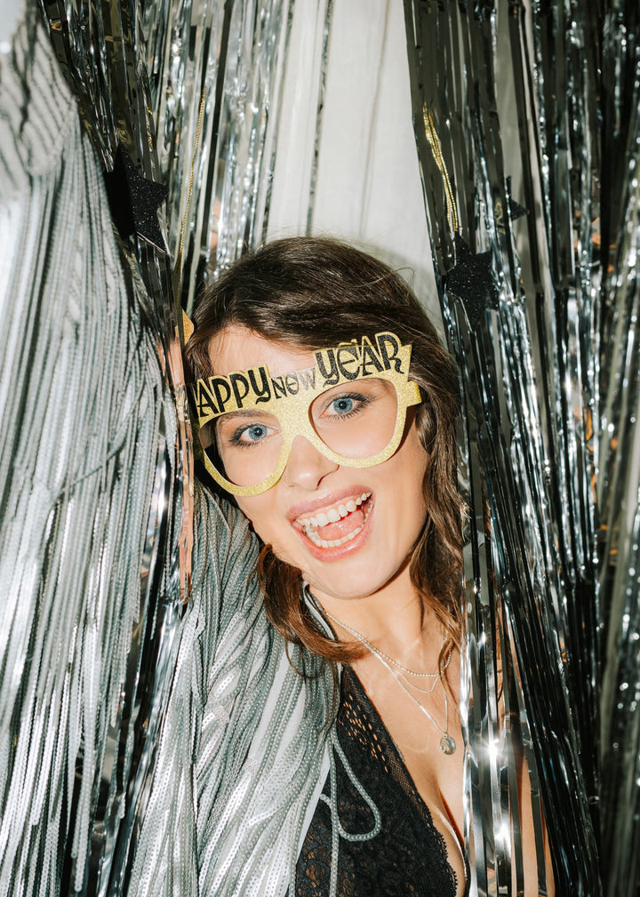Happy New Year Party Glasses x 6 Party Accessories Happy New Year Party Glasses x 6