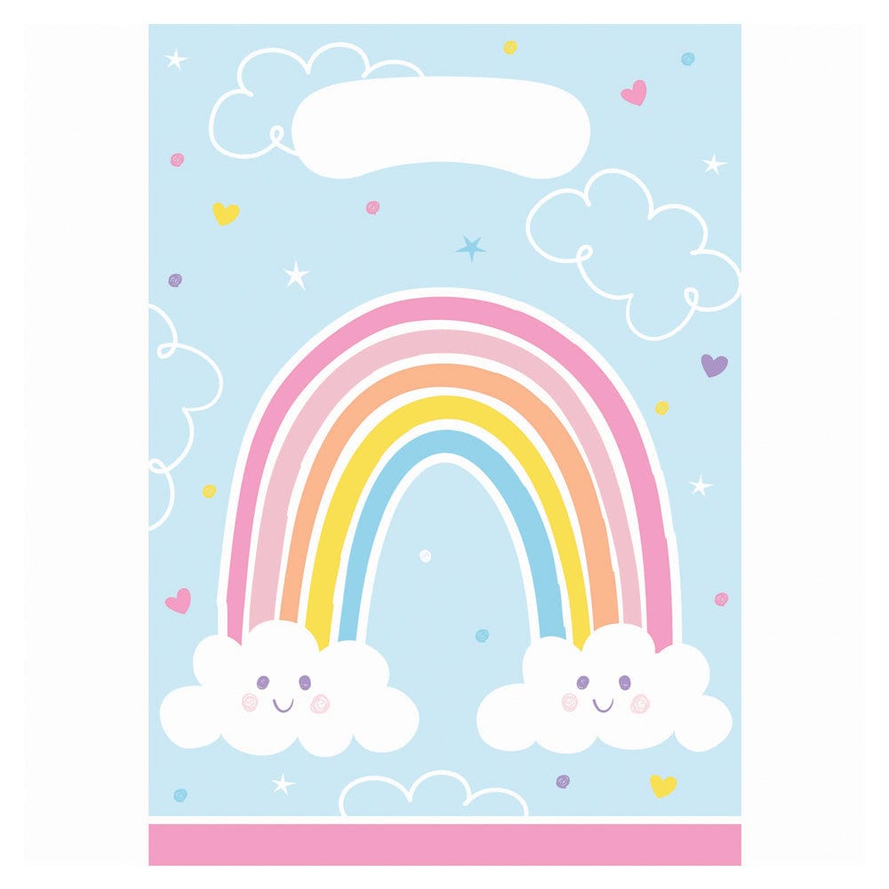 party bag Happy Rainbow Party Bags x 8