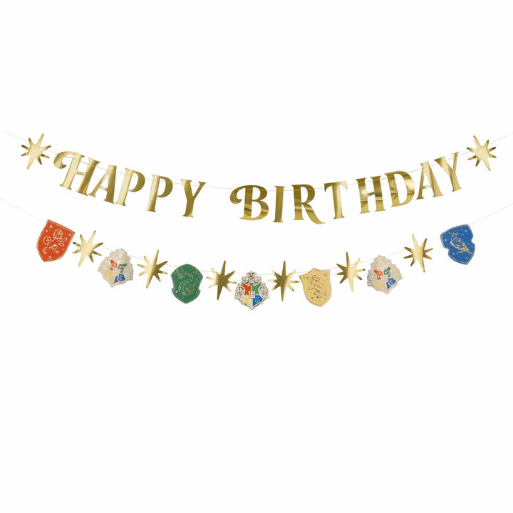 Harry Potter Happy Birthday Party Banner Set - Harry Potter Decorations Bunting Harry Potter Happy Birthday Party Banner Set