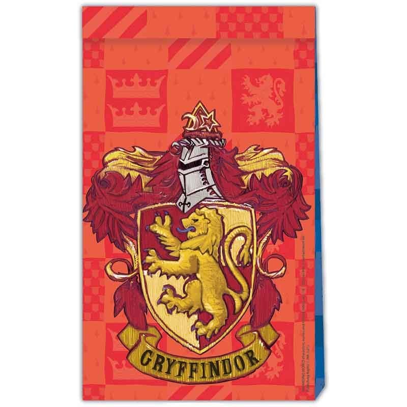 Harry Potter Paper Party Bags x 4 party bag Harry Potter Paper Party Bags x 4