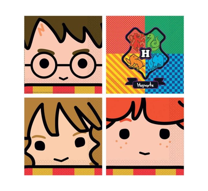 Paper Napkins Harry Potter Party Character Napkins x 16