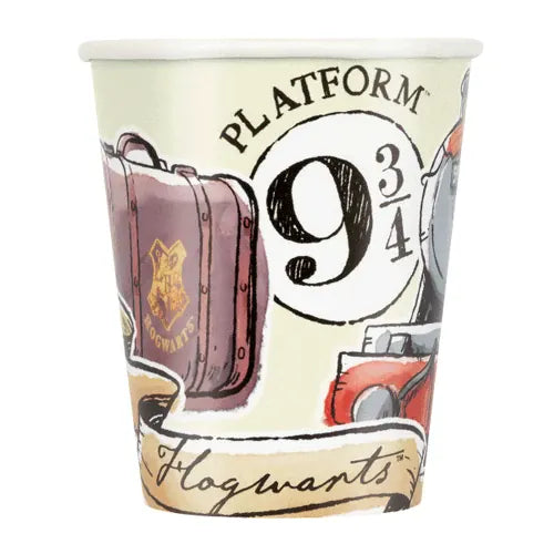 Harry Potter Party Cups x 8 - Harry Potter Party Supplies Disposable Cups Harry Potter Party Cups x 8