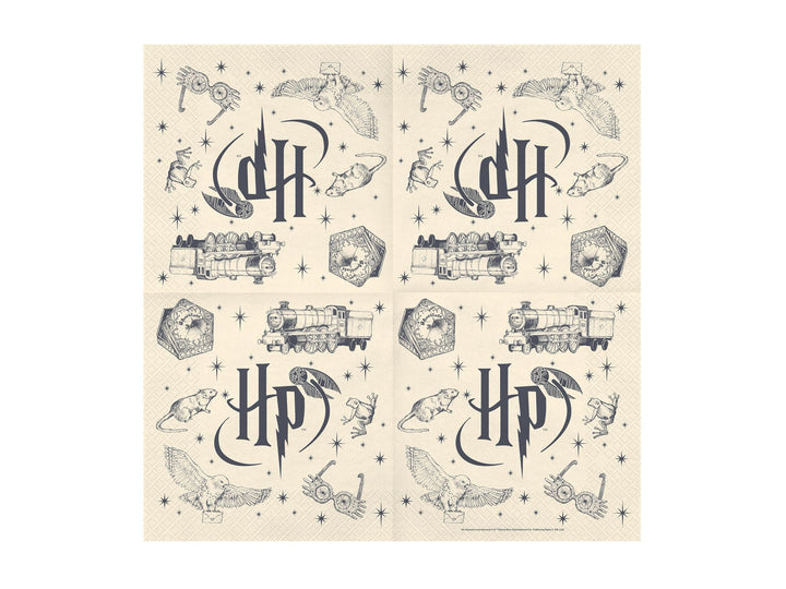Harry Potter Party Napkins x 20 - Harry Potter Tableware Paper Napkins Harry Potter Party Napkins x 20