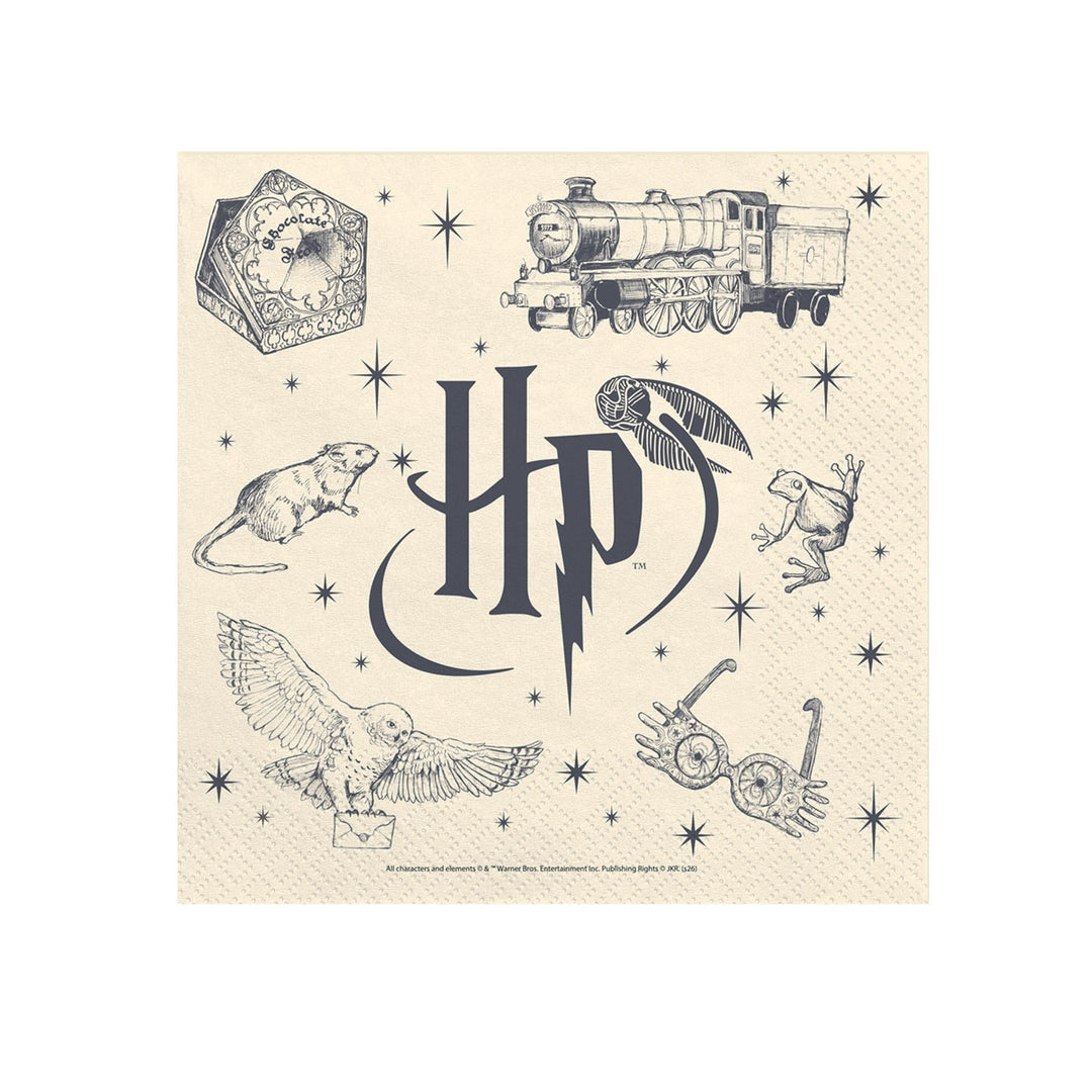 Harry Potter Party Napkins x 20 - Harry Potter Tableware Paper Napkins Harry Potter Party Napkins x 20