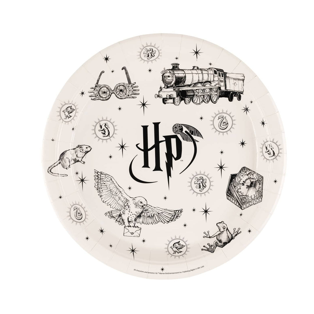 Harry Potter Party Plates x 6 - Harry Potter Party Tableware Disposable Plates Harry Potter Party Plates x 6
