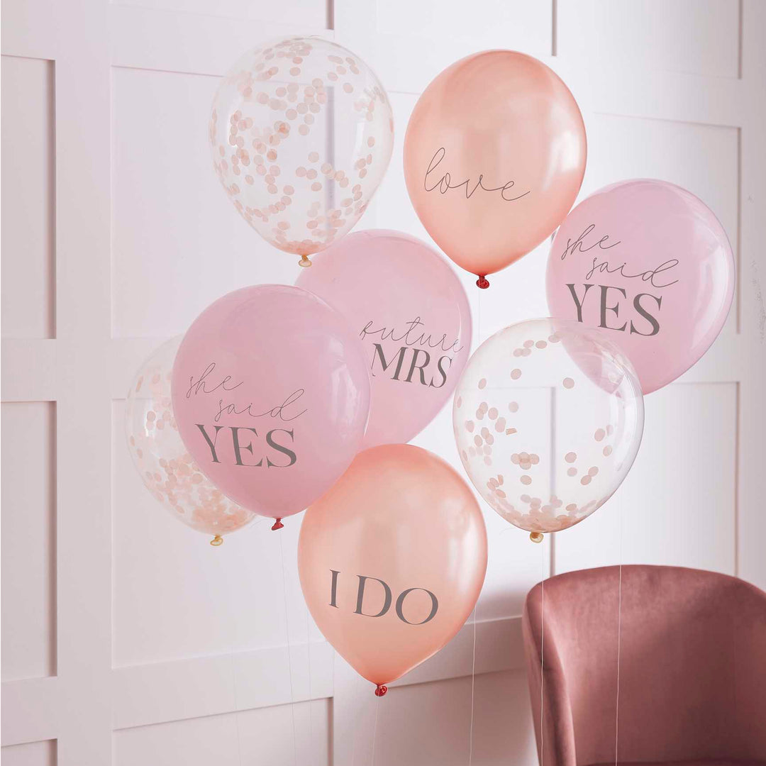 Hen Party Balloons - Pack of 8 - Hen Party Decorations Balloons Hen Party Balloons - Pack of 8