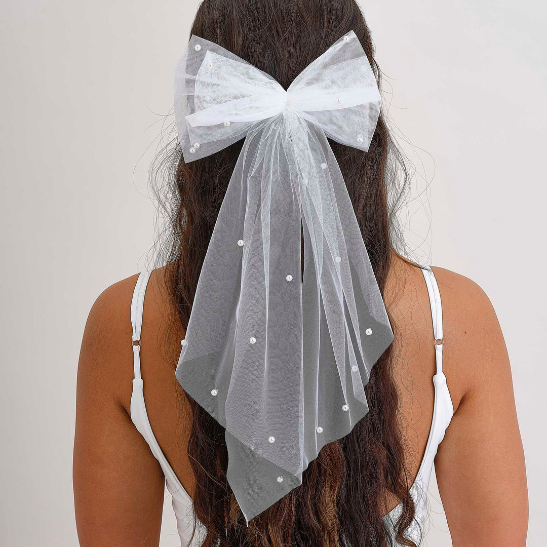 Hair Claws & Clips Hen Party Bride to be Hair Bow with Pearls