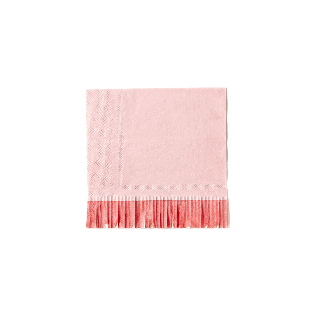 Paper Napkins Hip Hip Hooray Colourful Fringe Cocktail Napkins (pack of 24)