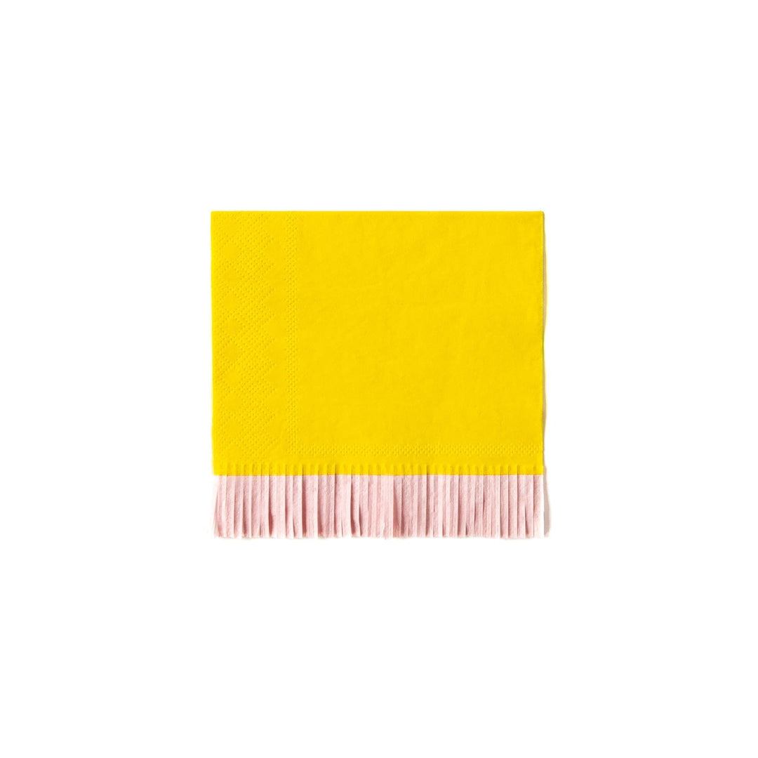 Paper Napkins Hip Hip Hooray Colourful Fringe Cocktail Napkins (pack of 24)