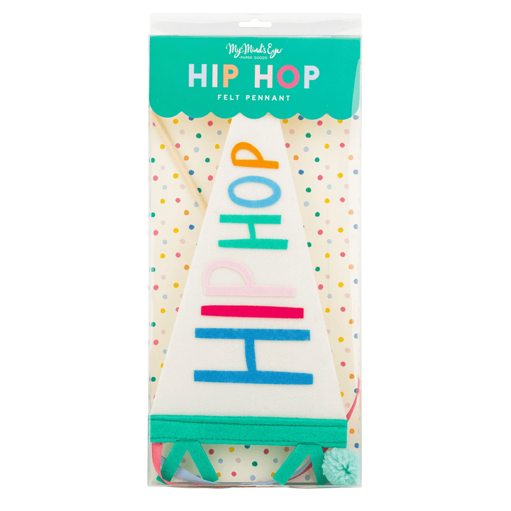 Hip Hop Felt Pennant Flag - Easter Decorations flag Hip Hop Felt Pennant Flag