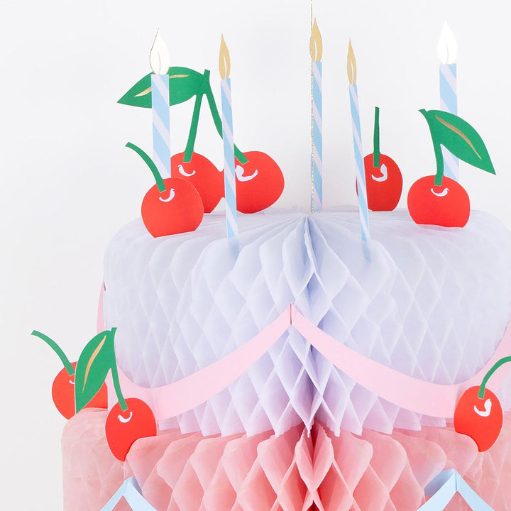 Honeycomb Birthday Cake Decoration | Meri Meri | Little Big Party Party Decorations Honeycomb Birthday Cake Decoration