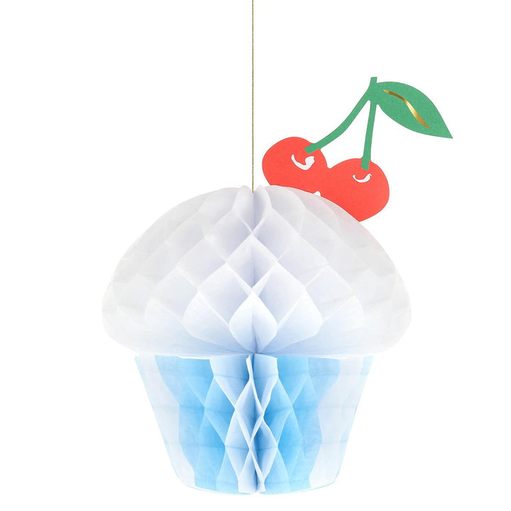 Honeycomb Cupcake Decorations x 4 | Meri Meri | Little Big Party Party Decorations Honeycomb Cupcake Decorations x 4