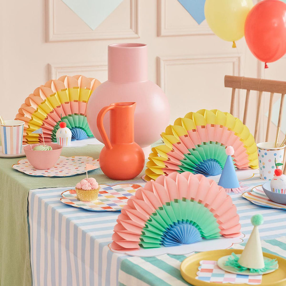 Honeycomb Rainbow Party Decorations x 3 | Meri Meri Rainbow Party Party Decorations Honeycomb Rainbow Party Decorations x 3