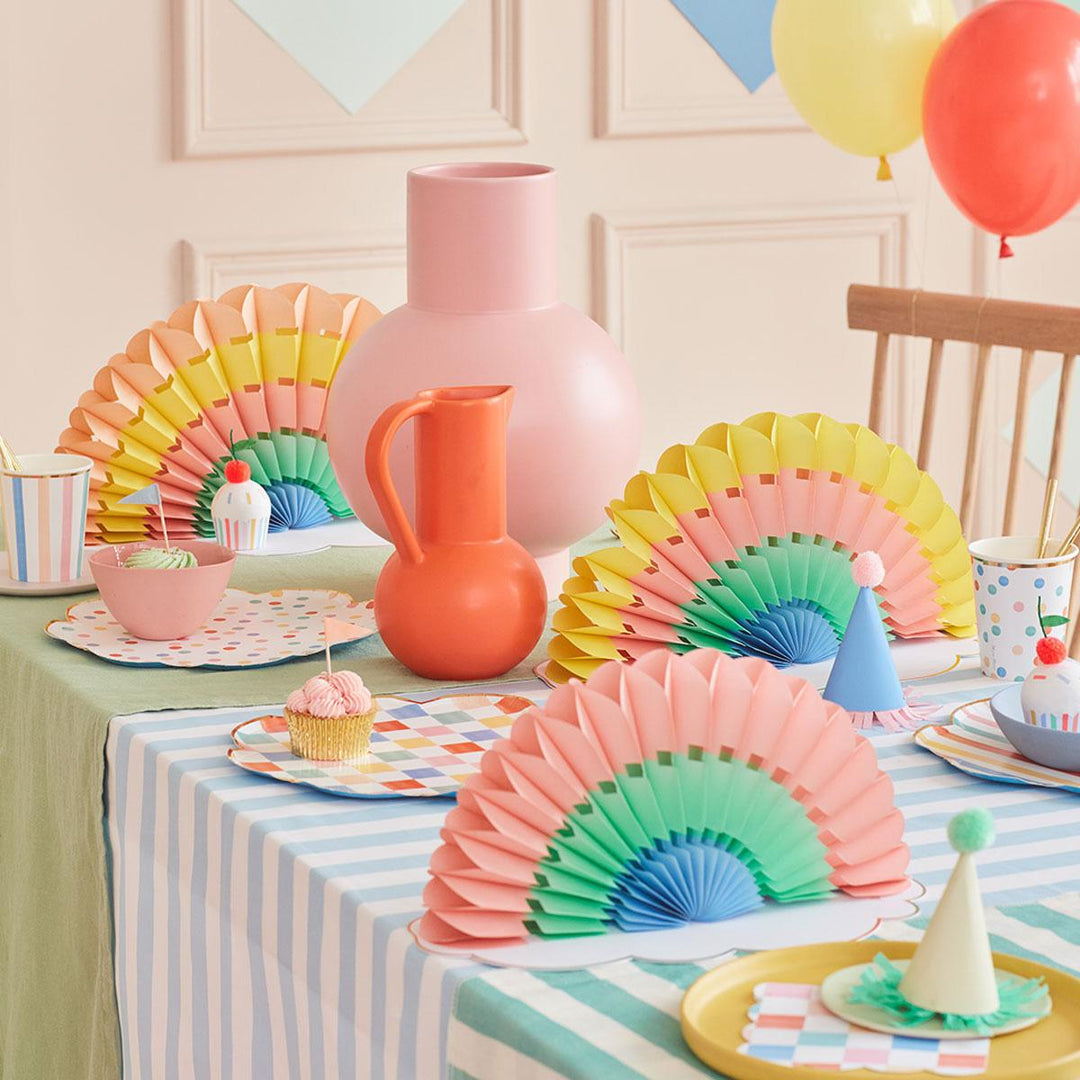 Honeycomb Rainbow Party Decorations x 3 | Meri Meri Rainbow Party Party Decorations Honeycomb Rainbow Party Decorations x 3