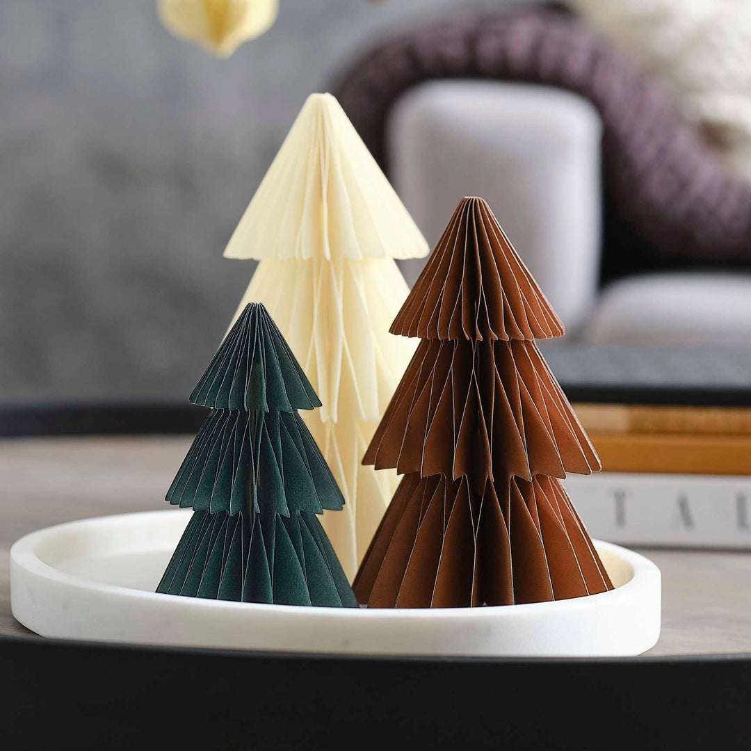 Paper Decoration Honeycomb Tree Christmas Decorations