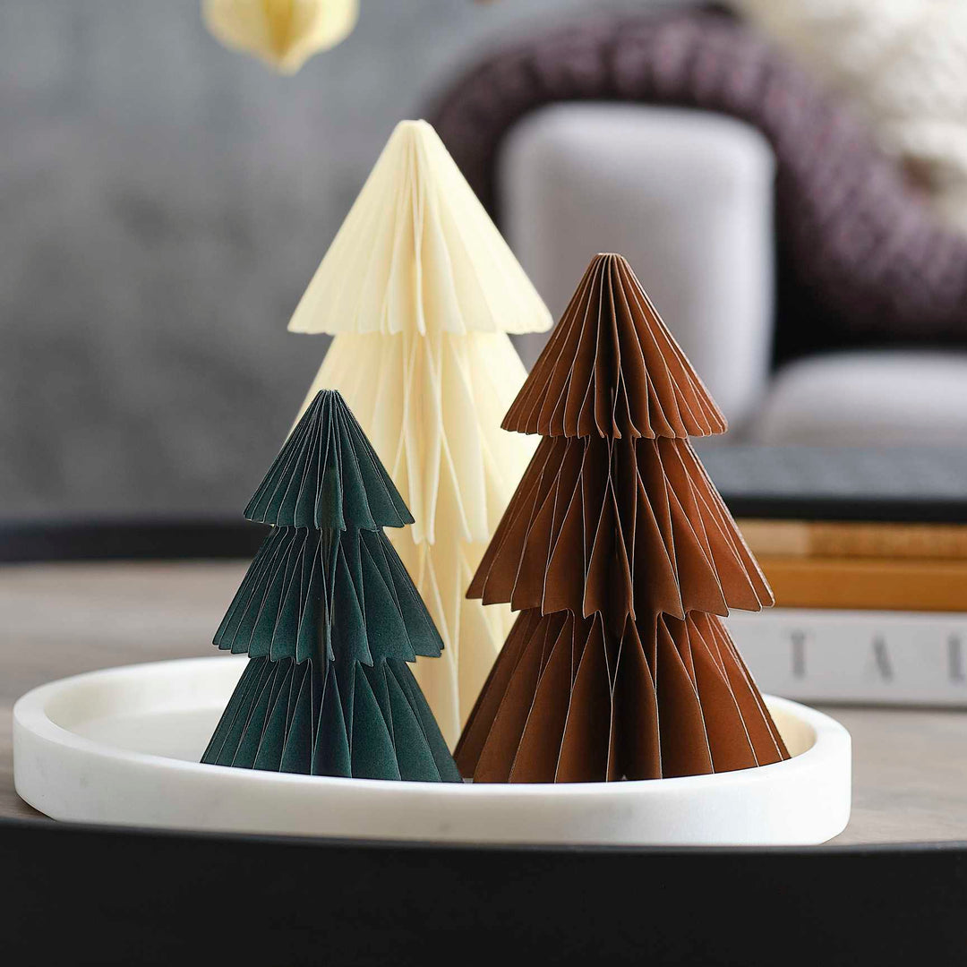 Paper Decoration Honeycomb Tree Christmas Decorations