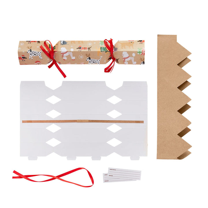 Hootyballoo - DIY Santa Paws Eco Cracker Kit x 6 christmas crackers DIY Santa Paws Eco Cracker Kit x 6