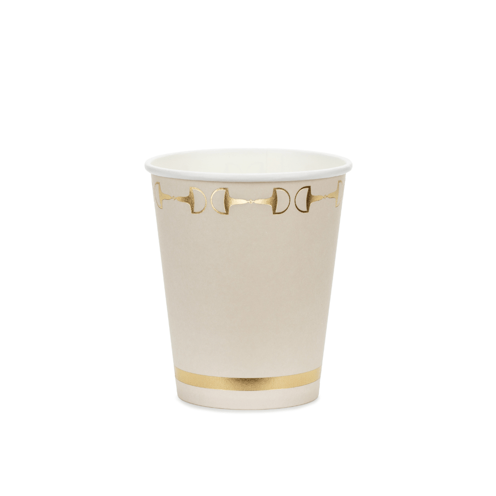 Horse Party Stirrups Paper Cups x 6 - Horse Birthday Party Supplies Disposable Cups Horse Party Stirrups Paper Cups x 6